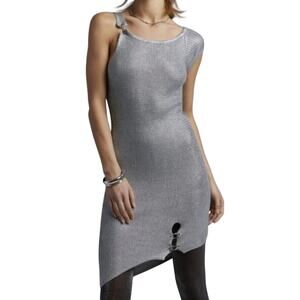 The Ragged Priest Astral Metallic Silver Dress Sz 6 / Small NWT